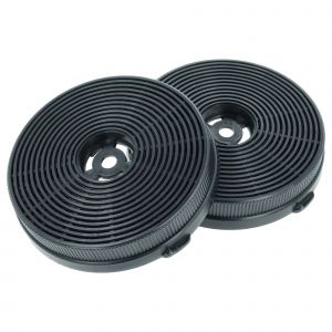 Vhbw 2x Filtres à charbon actif remplacement pour Klarstein 10030727 pour hotte aspirante - 13,3 cm