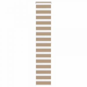 VidaXL Store Zèbre Marron Sable Largeur Du Tissu 40,9 Cm Polyester