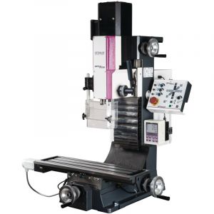 Perceuse-fraiseuse X 390 mm Y 210 mm Z 270 mm BT30 1,5 kW 230 V moteurs pas-&agrave;-pas affichage digital Optimill MH25SPV
