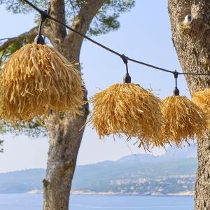 Lumisky Guirlande connectable e27 beige frufru