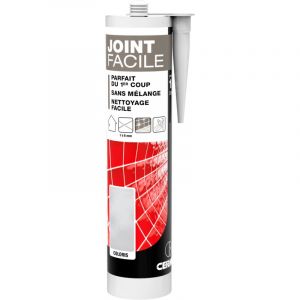 Cermix Joint pâte carrelage blanc 310 ml Joint facile