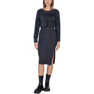 Morgan 242-RMONA Robe, Gris Anthracite, XS Femme