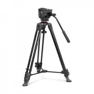 Manfrotto Trépied Vidéo en aluminium + Rotule fluide 500X - MVK500XAM