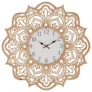 Horloge analogique murale Mauro Ferretti Carving