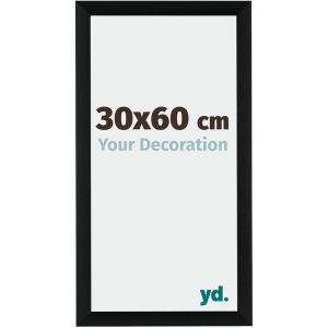 Your Decoration - 30x60 cm - Cadres Photos en Aluminium Avec acrylique - Anti-Reflet - Excellente Qualité - Noir Brossé - Cadre Decoration Murale