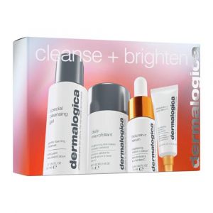 Dermalogica Set Limpiador + Iluminador : Gel Limpiador Facial Especial 50 ml + Polvo Exfoliante Microfoliante Diario 13 g + S&eacute;rum Iluminador Facial con