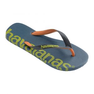 Havaianas Logomania Tongs unisexe, Pétrole, 39/40 EU