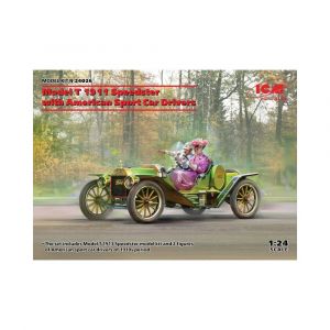 ICM Maquette Voiture Maquette Camion Model T 1913 Speedster With American Sport Car Drivers