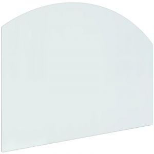 VidaXL Plaque de verre pour cheminée 80x60 cm