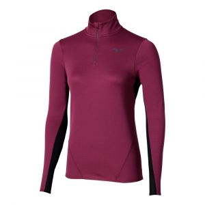 Mizuno Tech Thermal Charge Half Zip Maillot De Course Femmes - Violet, Taille L