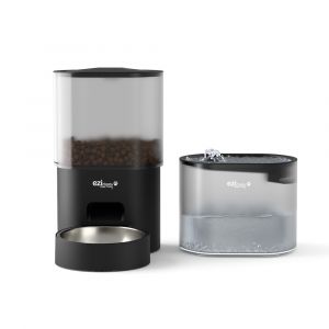 Image de Eziclean Distributeur de croquettes et fontaine pour chat et petit chien Nutribot Connect C4