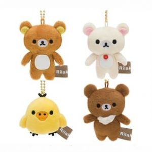 Rilakkuma Plush Toy / Screen Cleaner Kiirotori - 50&times;55&times;40mm