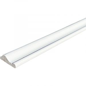 Lot de 25 moulures encadrements LXVI Pr&eacute;peint Blanc MDF, L.2,44 m x l.2,8 cm x Ep.9 mm