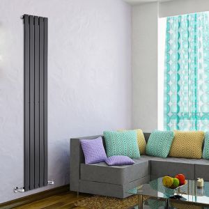Hudson Reed TDRBSP2 - Radiateur vertical Design en Acier 1780 x 350 mm rang unique