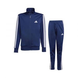 Adidas Mixte enfant ESSENTIALS CLIMACOOL STRIPES TRACKSUIT, dark blue/white, 13-14 Years