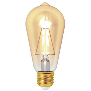 Girard sudron Ampoule Ecowatts Edison Filament LED E27 4W Ambrée Blanc chaud
