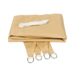 Voile d'ombrage Hydrofuge Cr&egrave;me 3 x 5 m