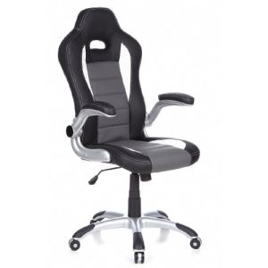 Image de hjh OFFICE Siège de bureau pivotant Racer Sport en simili cuir