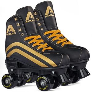 Apollo Patins à roulettes Disco Roller réglable enfants et adultes Luna Nova