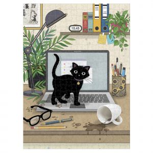 Puzzle de 500 pièces coffret Chaton Ordi Kiub Bug Art