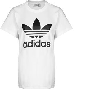 Image de Adidas T-shirt CAMISETA BOYFRIEND TEE BLANCO MUJER blanc - Taille EU S,EU XS