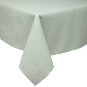 Coucke Nappe en coton traitee teflon vert sauge 180x300