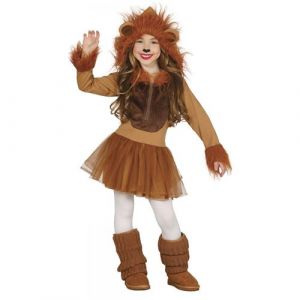 Image de Fiesta guirca Déguisement Lion Fille 3/4 Ans Marron 83252