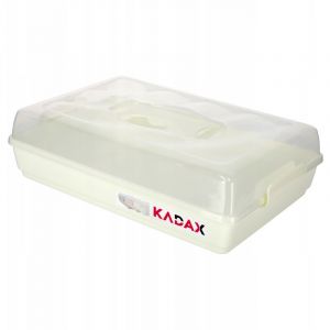 KADAX R&eacute;cipient &agrave; G&acirc;teaux en Plastique Bo&icirc;te &agrave; G&acirc;teaux de Cuisson Rectangulaire Grand