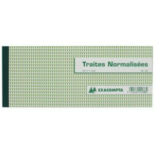 Exacompta Carnet à souche 50 feuilles (100 x 210 mm)