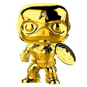 Funko Figurine POP! #377 - Marvel - Captain America Chrome