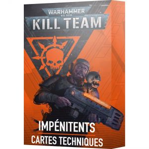 Games Workshop Jeux de soci&eacute;t&eacute; Warhammer 40k - Kill Team Datacards Renegats Impenitents (Fr)