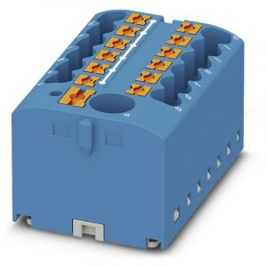 Phoenix contact PTFIX 6/12X2,5 BU 3273354 Bloc de distribution 0.14 mm² 2.50 mm² bleu 8 pc(s)
