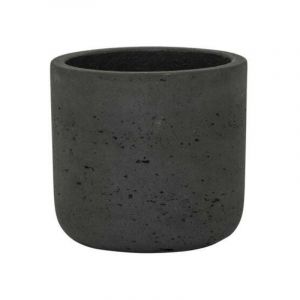 Pot Charlie XS Noir Effet béton 12cm