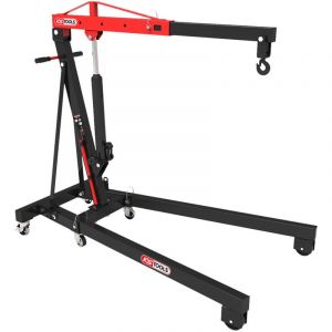 KS Tools Grue mobile d'atelier - grue d'atelier pliante - chevre de levage mobile 2 tonnes - Grue facilement transportable - 162.0020