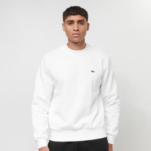 Image de Lacoste Sweatshirt homme en molleton gratté de coton biologique Taille S Blanc