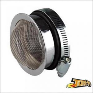 Tun'R Cornet filtre à air chromé Ø 60mm SHA Neuf moto 50 à boite scooter cyclo