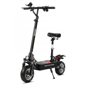 Trottinette Électrique Teewing Q7 Pro Autonomie 65km 60km/H Moteur 3200w Amortisseurs Avant Et Arrière Batterie 52v19ah Noir