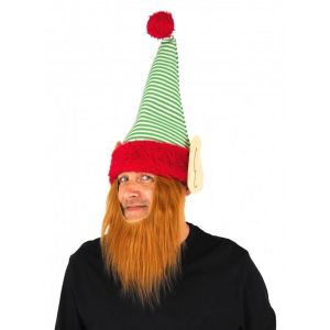 Ruedelafete Grand Bonnet Lutin avec barbe