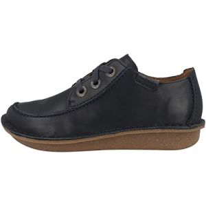 Clarks Femme Funny Dream Tissu Oxford, Cuir Bleu Marine, 36 EU