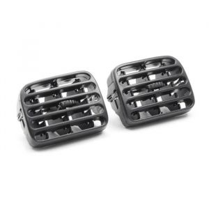Lot de 2 grilles de ventilation avant centrale gauche et droite pour tableau de bord compatible avec Renault Clio II et Thalia I