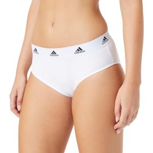 Adidas Sports Underwear Bikini Slips, White, L Femme