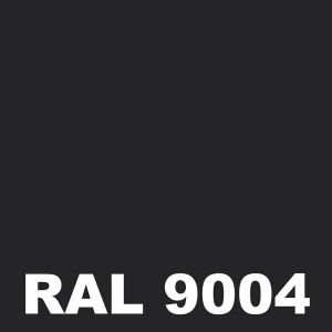 Peinture Portail Fer - Metaltop - Noir de sécurité - RAL 9004 - Bombe 400mL