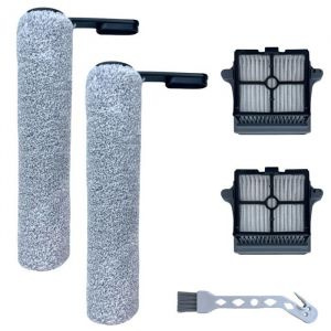Phonillico Pack accessoires pour Tineco Floor One S6 / Floor One S7 PRO - Rouleau Brosse [Lot 2] Filtre [Lot 2]