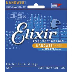 Elixir Nanoweb Light Heavy 10 13 17 32 42 52