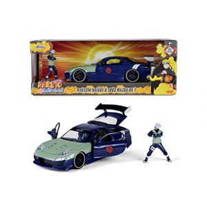 Jada Figurine de collection de Naruto - Kakashi - 1995 Mazda RX-7 1:24 - pour Unisexe - Standard