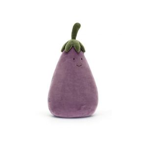 Jellycat Vivacious vegetable aubergine large h : 22 cm x l : 22 cm x l :40 cm