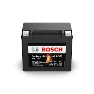 Bosch FA107 - Batterie moto AGM - 12V 310A 18Ah - Adaptée aux motos, mobilettes, enduros, scooters, quads, jet skis - Compatible M6023, BTX20HL, BTX20L-BS, BTX20L