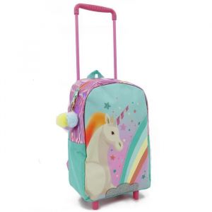 Sac à roulettes maternelle Licorne Multicolore 34 CM