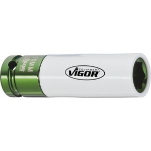 Vigor Carré femelle entraînement 12,5 = 1/2 Douille pour clé à chocs V2471 15 L.85 mm