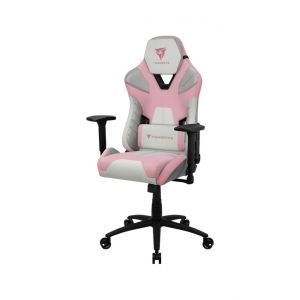 Thunderx3 TC5SAKURABW - Chaise de Jeu Ergonomique - Coussins Amovibles - Air Tech - Blanc